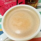 ホッと☆酒粕入り黒糖ミントきなこカフェモカ♪